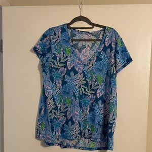 EUC Lilly Pulitzer Etta Top Size XL